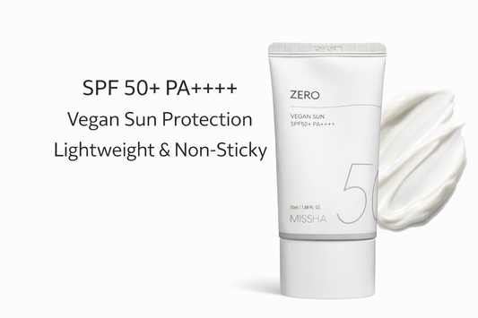 MISSHA All Around Safe Block ZERO Vegan Sun SPF50+ PA++++ – Lightweight Korean Sunscreen 50ml