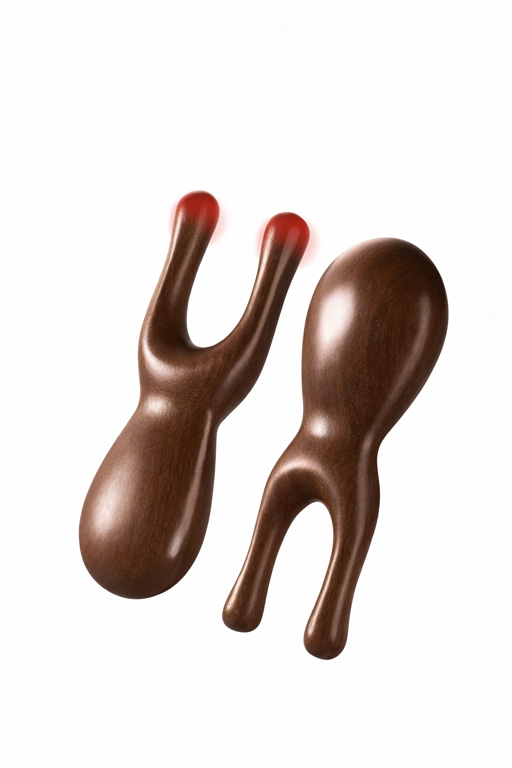 Acupressure Facial Massager Tool – Eye, Nose & Head Relaxation Beauty Tool (Wood-Grain Design)