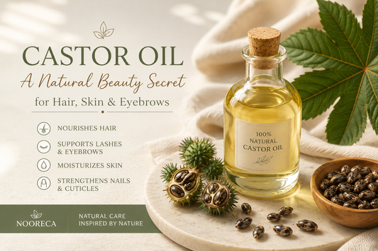 Castor Oil: A Natural Beauty Secret for Hair, Skin & Eyebrows