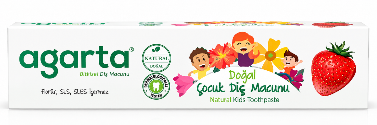 Agarta Natural Kids Toothpaste with Strawberry Flavor 