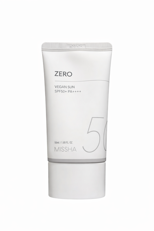 MISSHA All Around Safe Block ZERO Vegan Sun SPF50+ PA++++ – Lightweight Korean Sunscreen 50ml