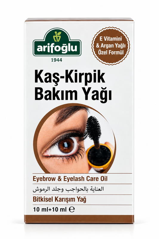 Arifoğlu Eyebrow & Eyelash Care Oil 10ml + 10ml | Brow & Lash Care Oil