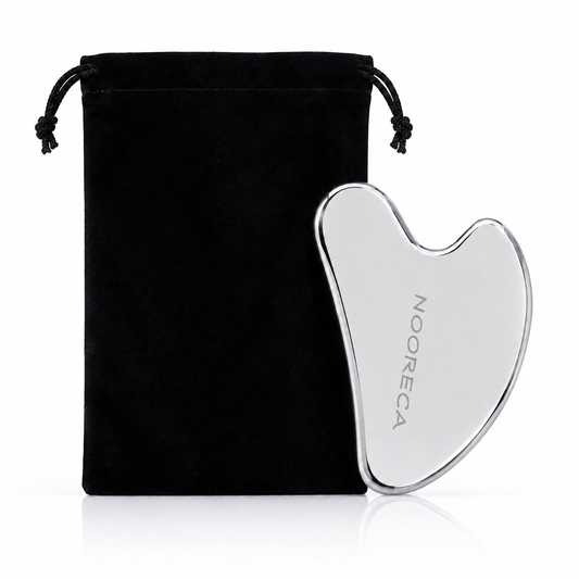 NOORECA Stainless Steel Gua Sha Facial Massage Tool UAE