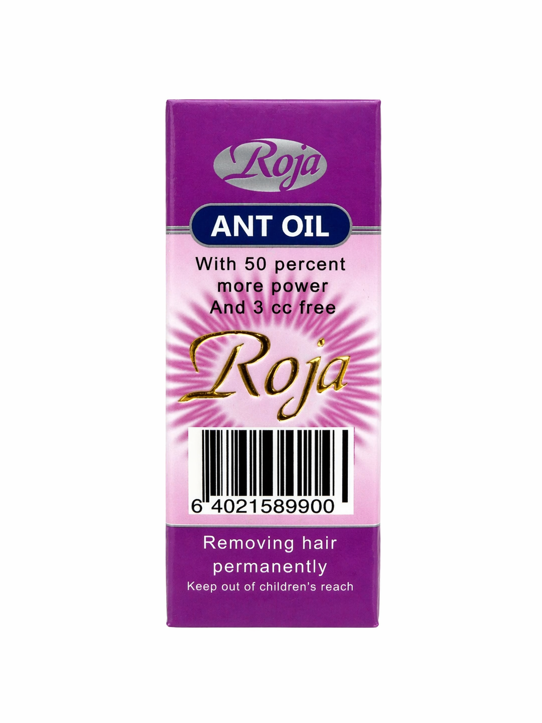 Roja Ant Oil for reducing unwanted hair growth after hair removal