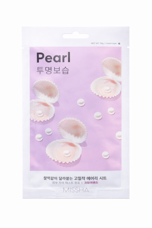 MISSHA Airy Fit Pearl Sheet Mask with Pearl Extract Korean Face Mask