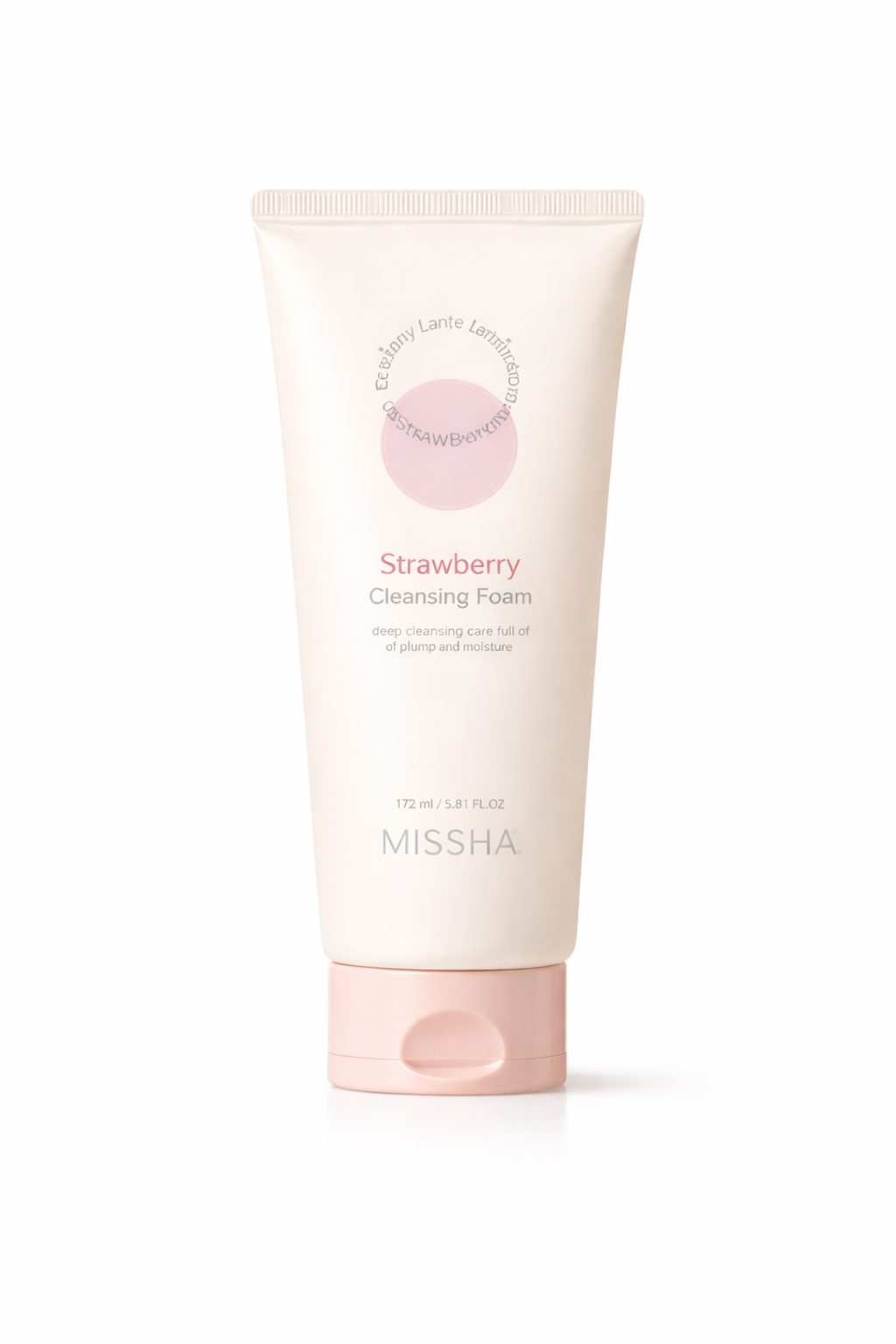 MISSHA Creamy Latte Cleansing Foam Strawberry – Deep Cleansing & Moisturizing Face Wash