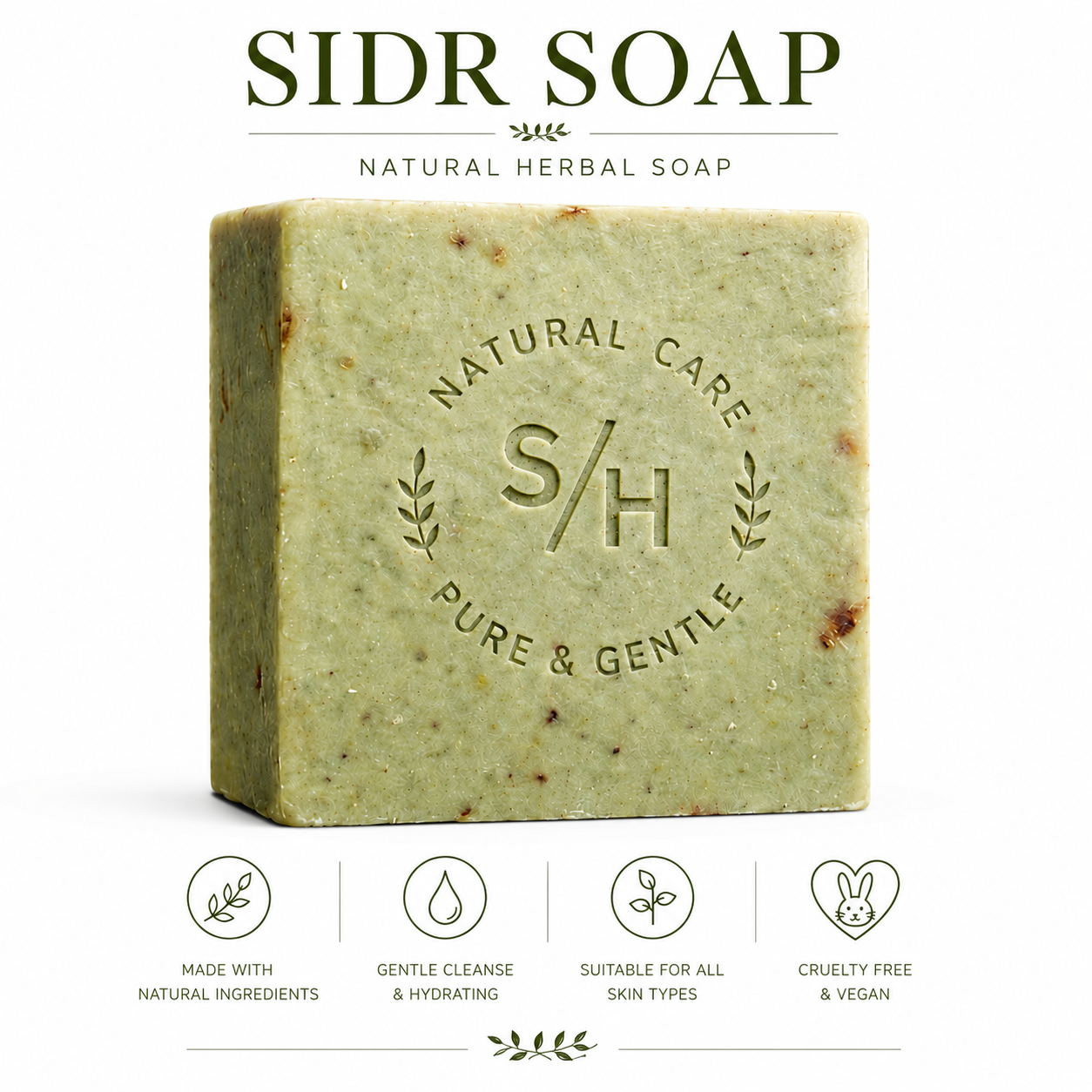 Sidr Soap – Natural Herbal Cleansing Bar for Face & Body