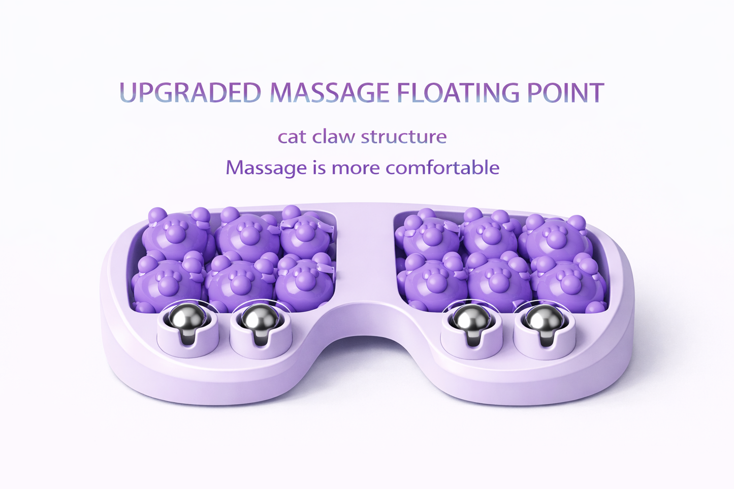 Foot Massage Roller – Acupressure Reflexology Massager for Relaxation