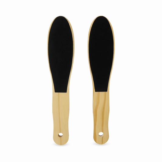 Wooden Foot File Callus Remover – Double Sided Pedicure Foot Rasp for Removing Dead Skin & Smooth Heels